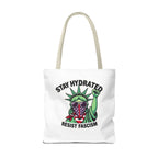 Stay Hydrated, Resist Fascism Design - Tote Bag