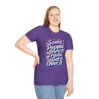Some People are Trans T-Shirt — "Some People Are Trans. Get Over It." Colorful Pride Tee