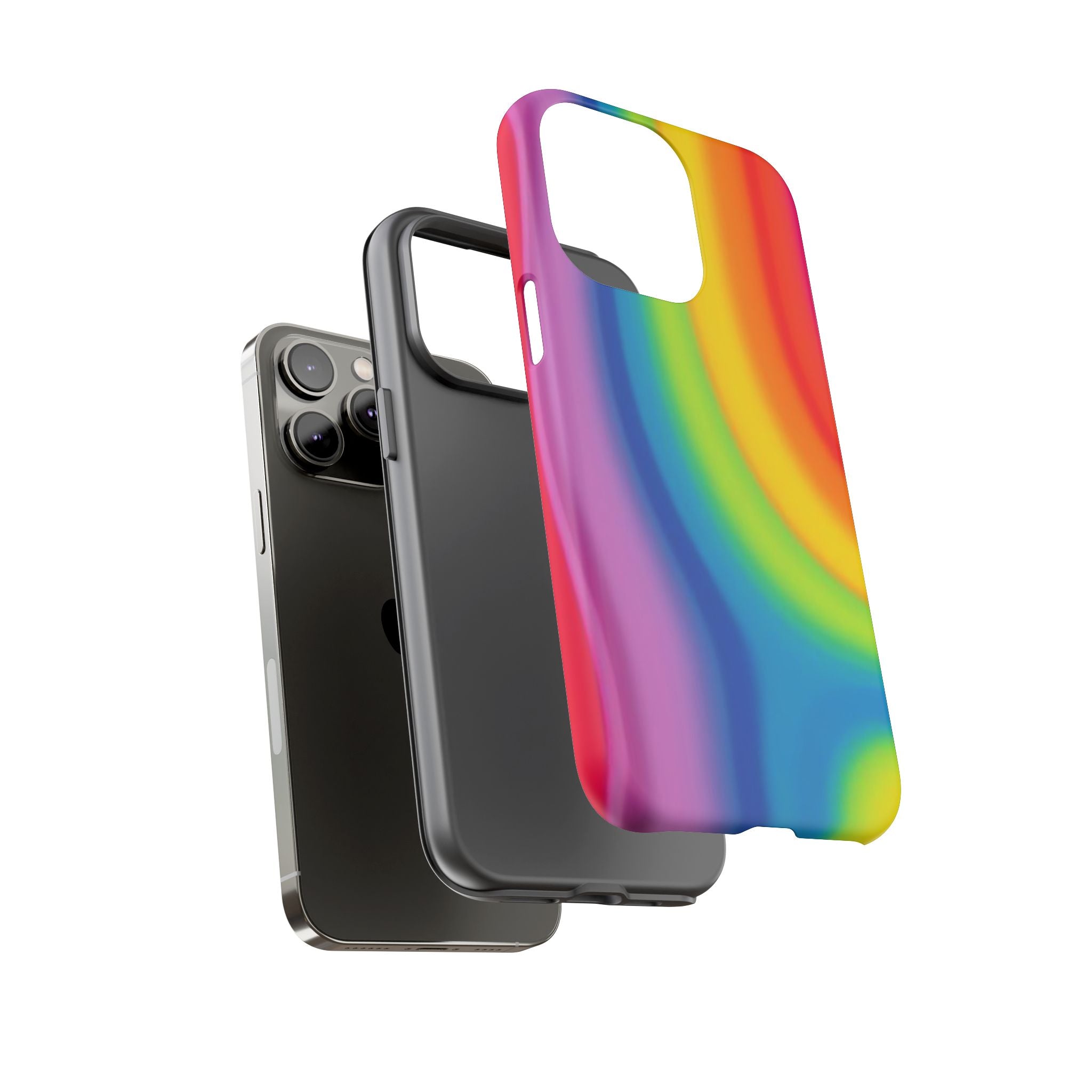 Rainbow Swirl Tough Phone Case for iPhone