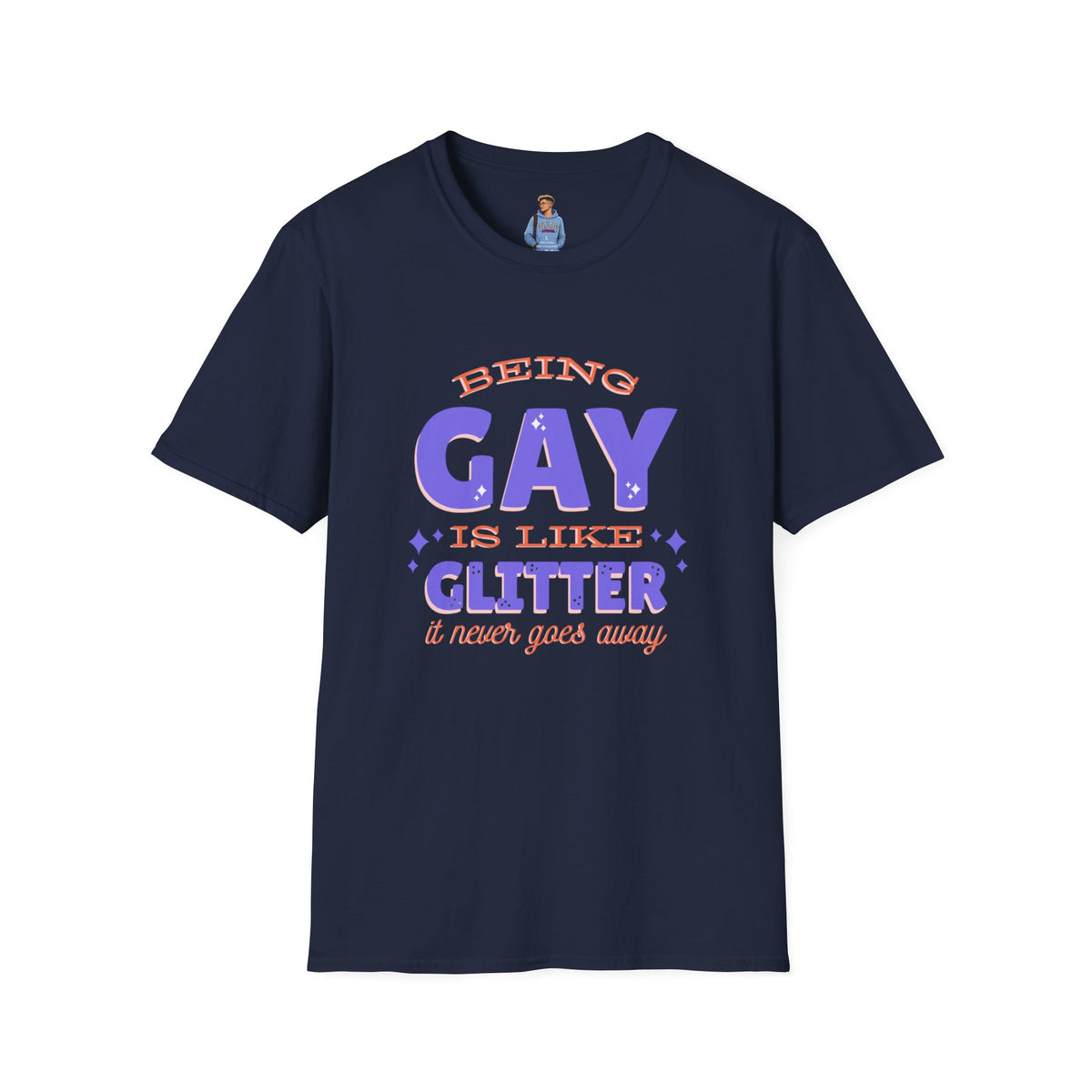 Being Gay Is Like Glitter Pride Tree Las Vegas T-Shirt