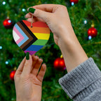 Pride Celebration Ceramic Ornaments - 4 Colorful Shapes