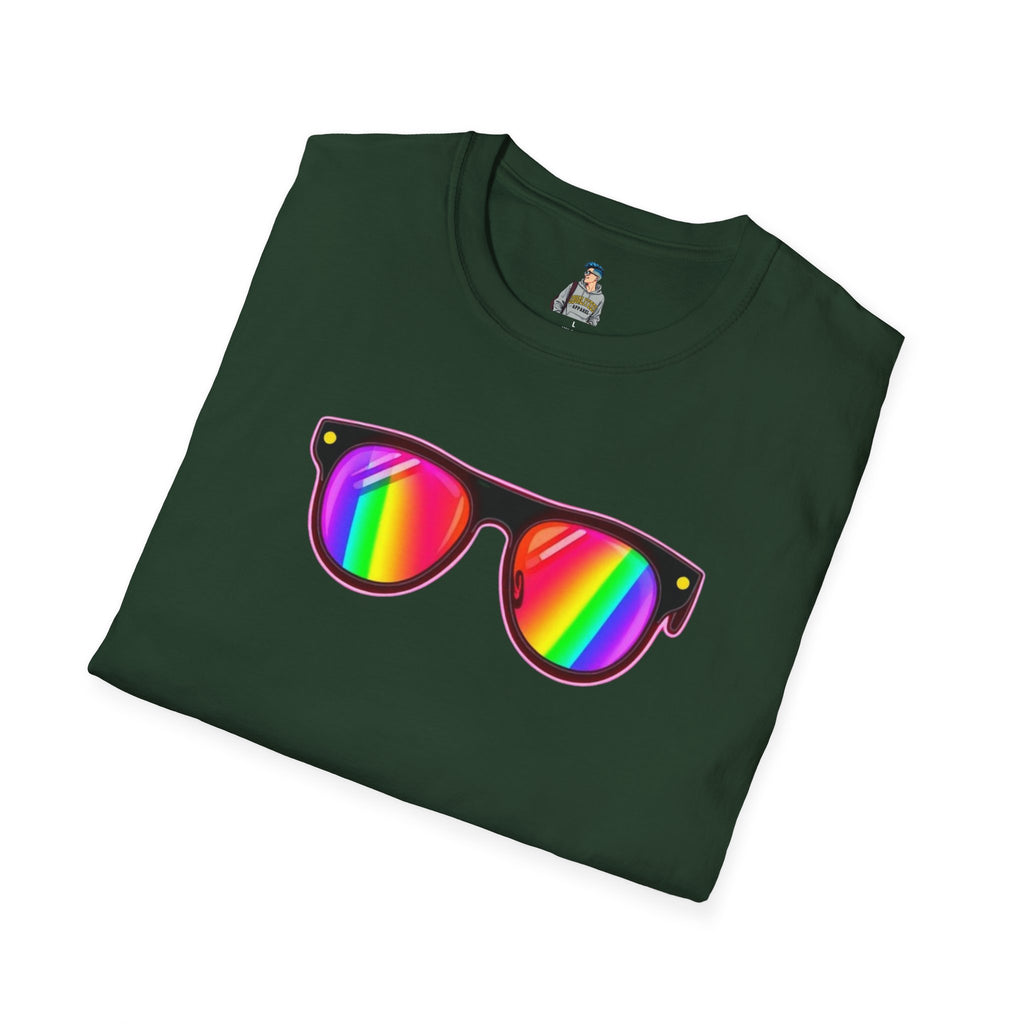Rainbow Sunglasses Unisex t-shirt