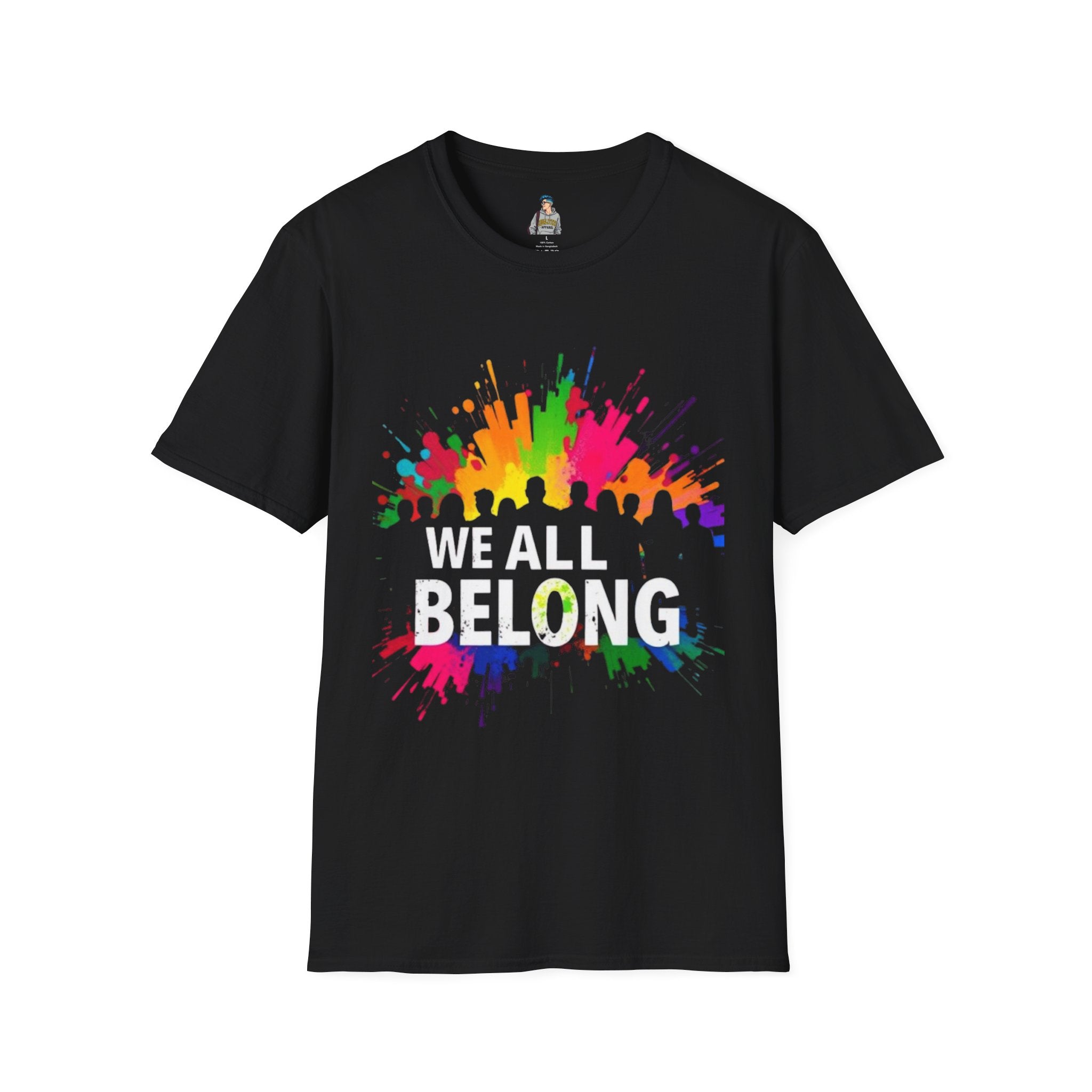 Unisex Softstyle T-Shirt - 'We All Belong"
