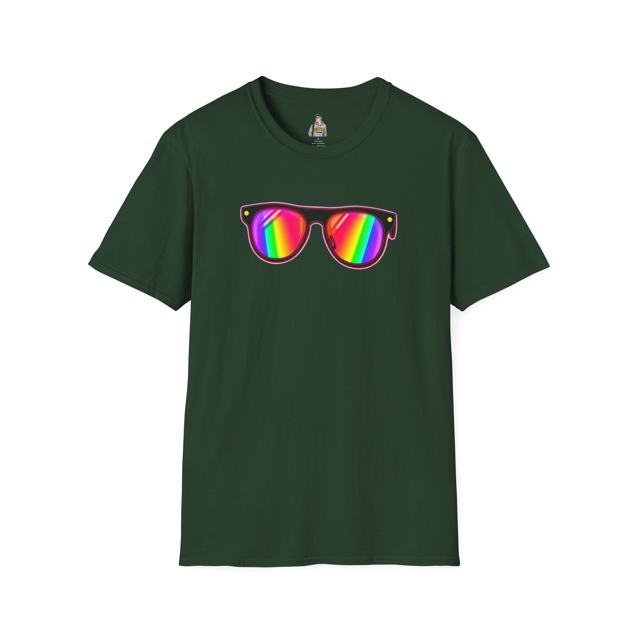 Rainbow Sunglasses Unisex t-shirt