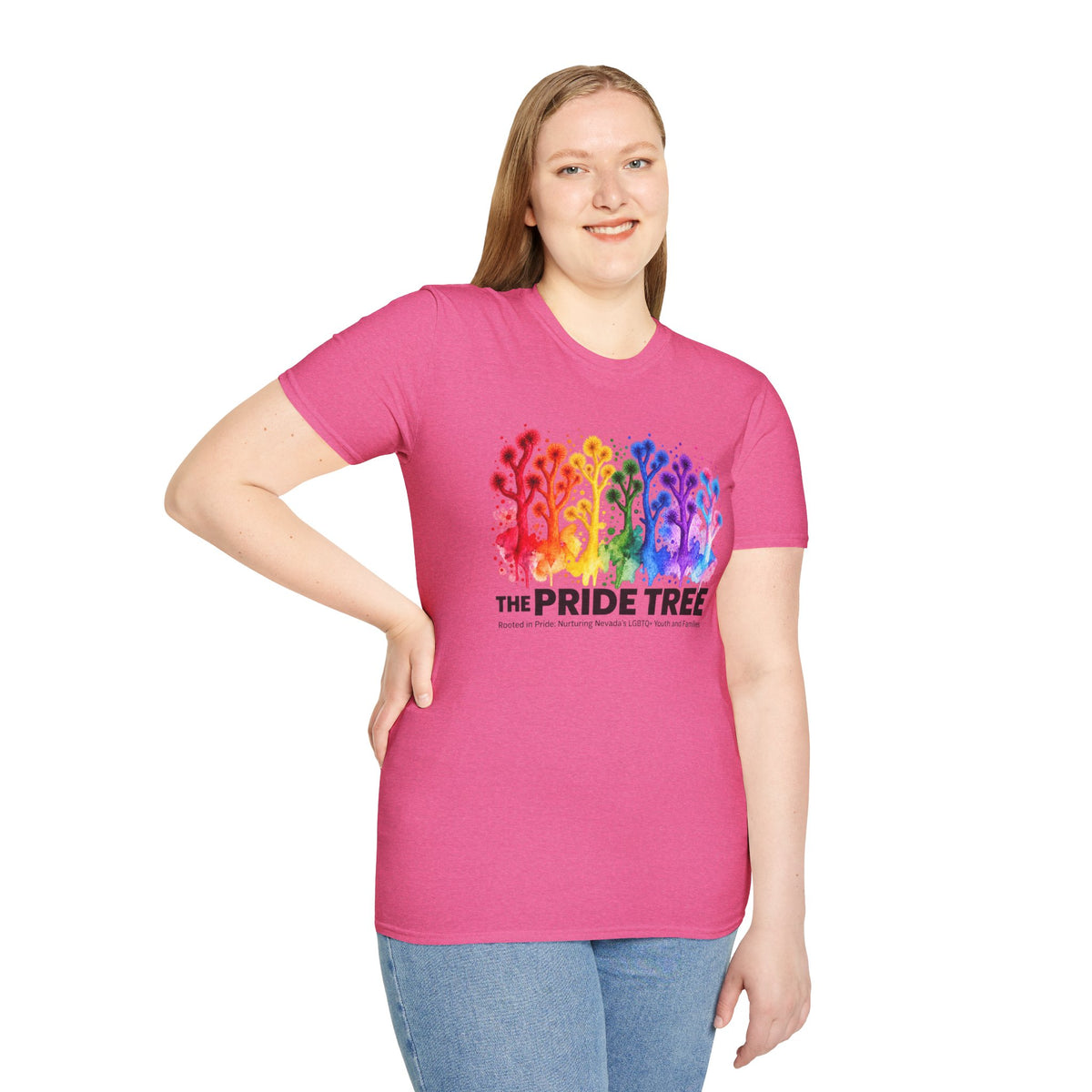 Pride Tree Las Vegas T-Shirt - Black Text
