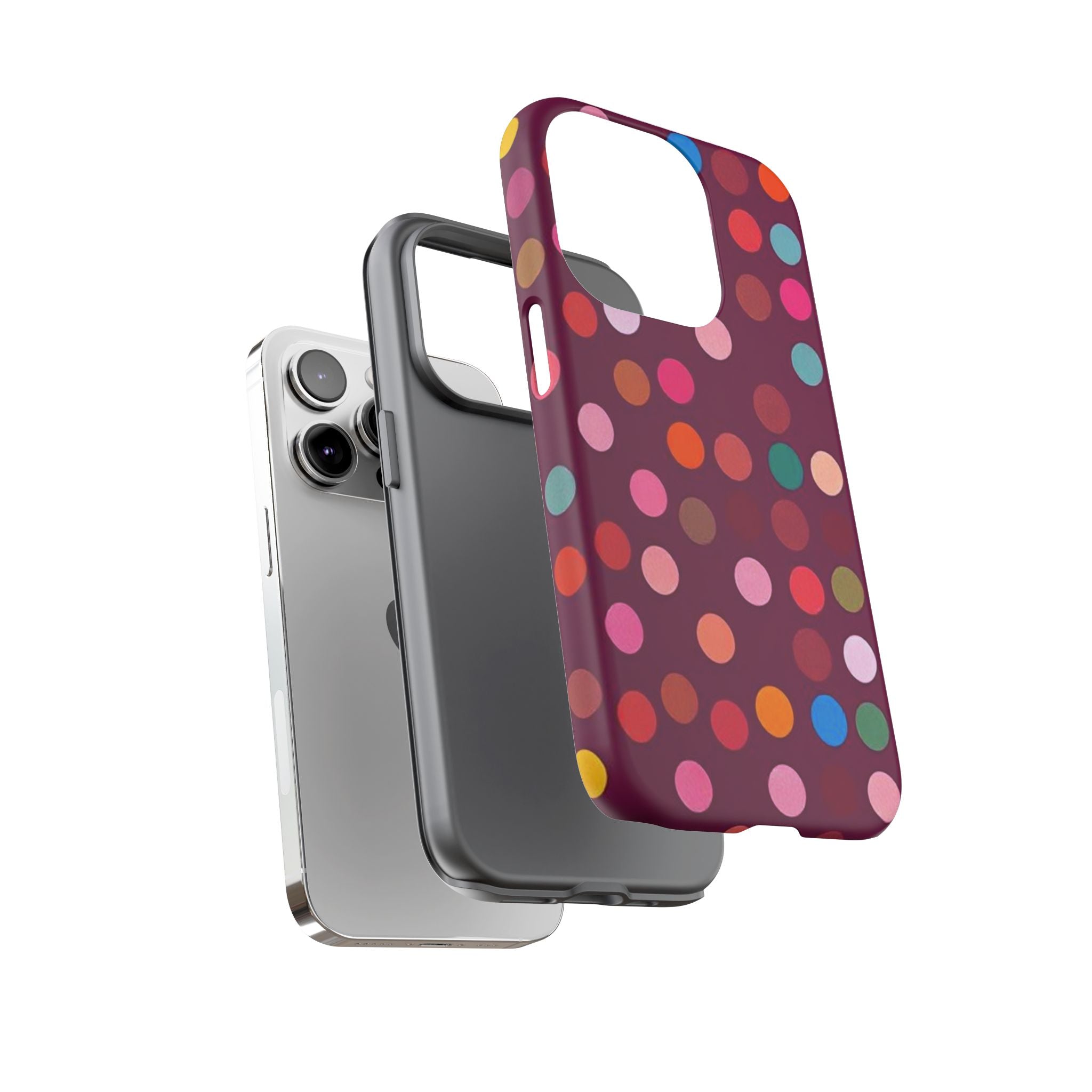 Polka Dot Tough Case for iPhone