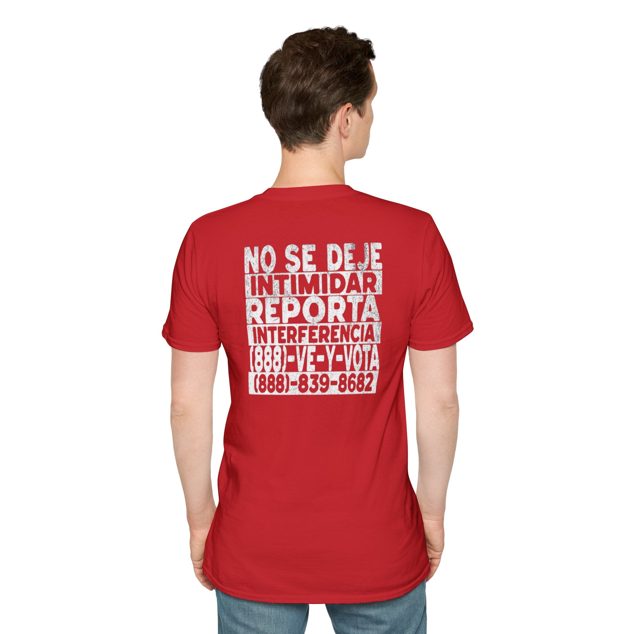 NO SE DEJE INTIMIDAR. Know Your Rights Voting Tee-Spanish
