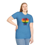 Pride Love Is Love Unisex Softstyle T-Shirt - EqualiTees.Me