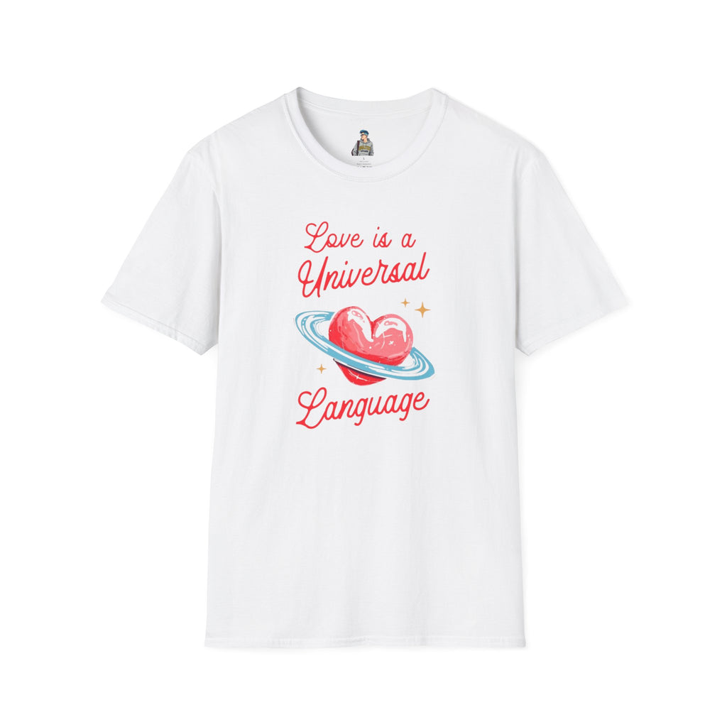 Unisex Softstyle T-Shirt - Love is a Universal Language Tee for Positive Vibes