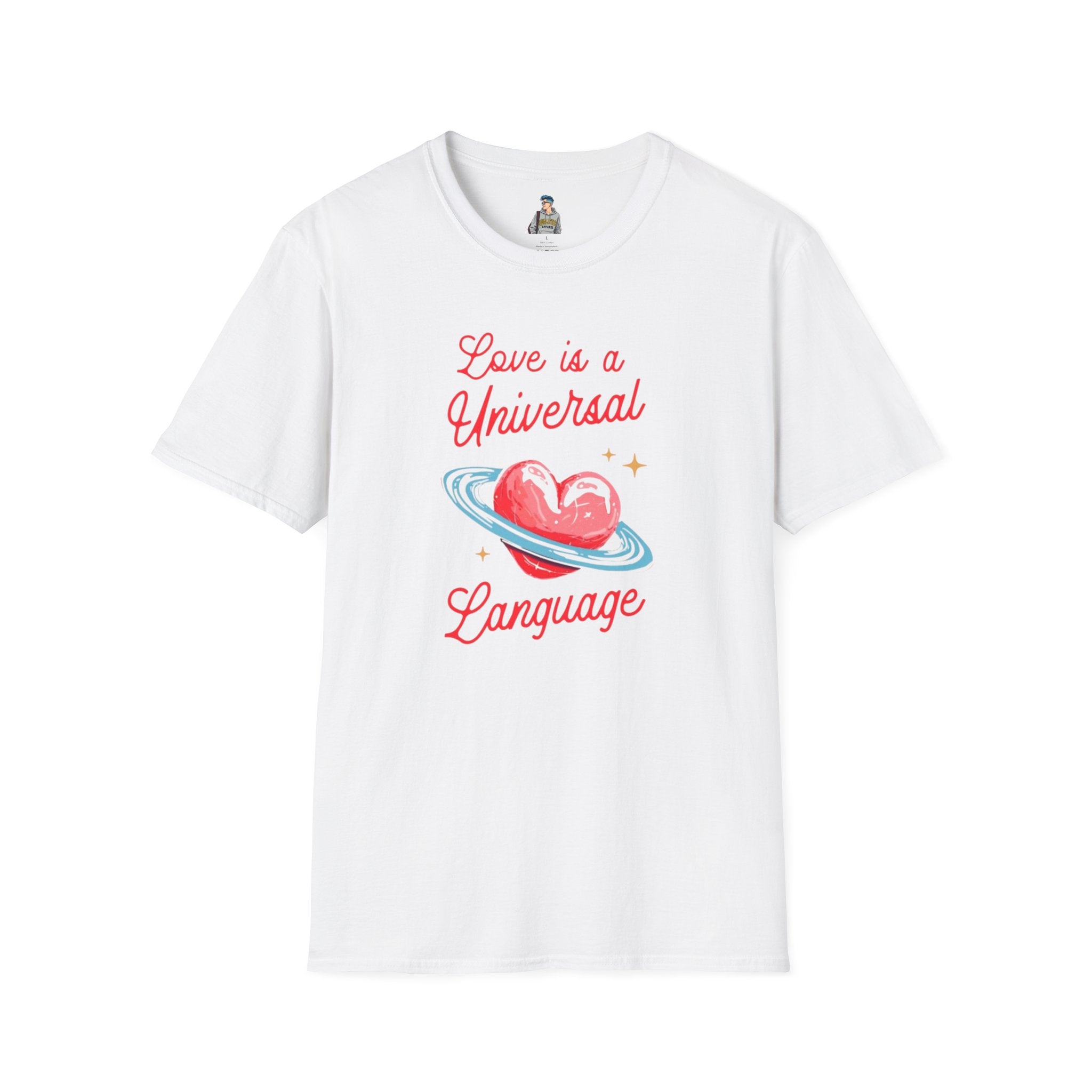 Unisex Softstyle T-Shirt - Love is a Universal Language Tee for Positive Vibes