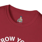 Grow Your Own Way Trans Pride Unisex T-Shirt - Floral Design for Garden Lovers