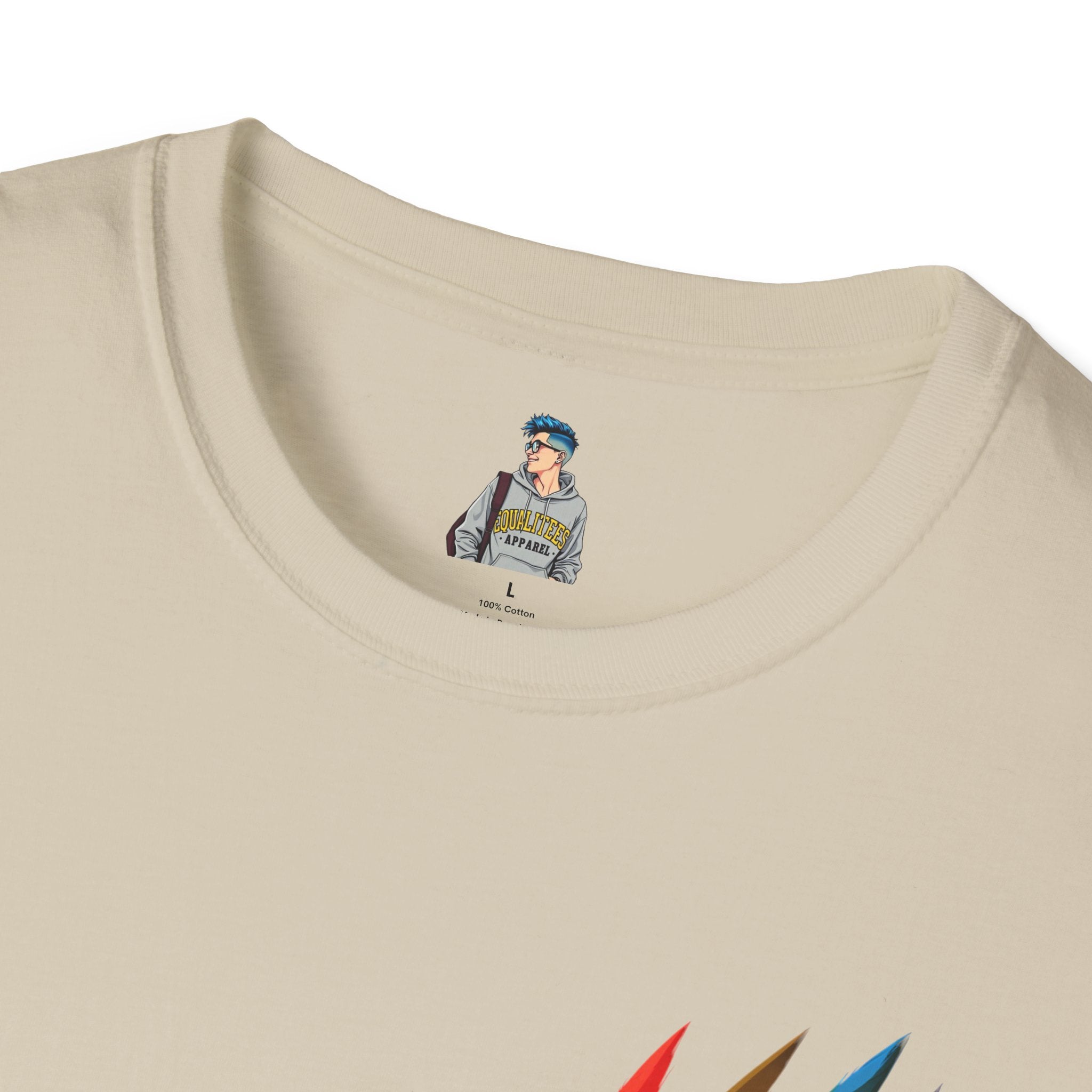 Rainbow Scratch Unisex Softstyle T-Shirt - Casual Comfort for All Occasions