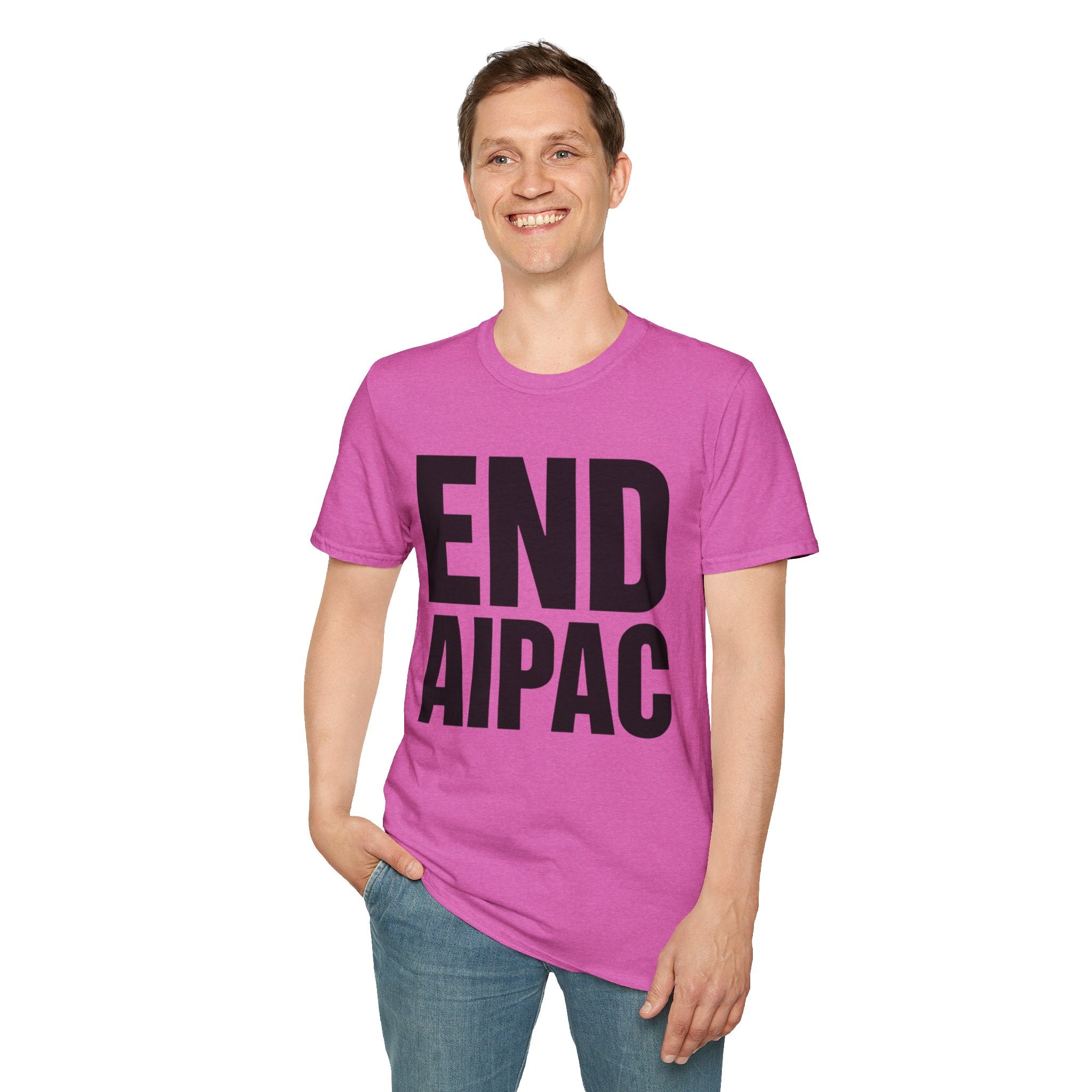 END AIPAC Bold Protest T-Shirt