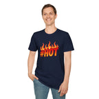 #HOT T-Shirt – Trendy Hashtag Fire Design