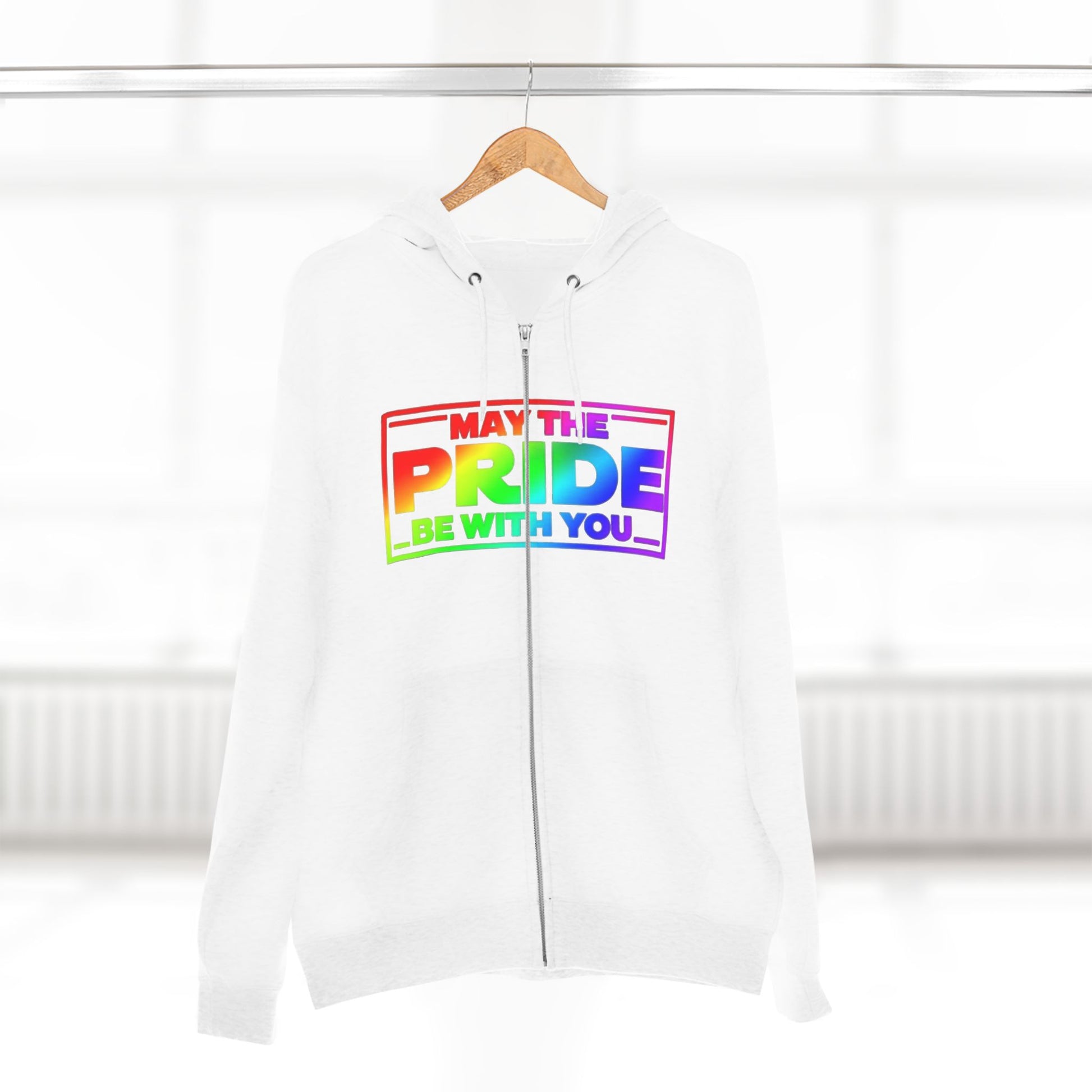 Pride Zip Hoodie - "May the Pride Be with You" Unisex