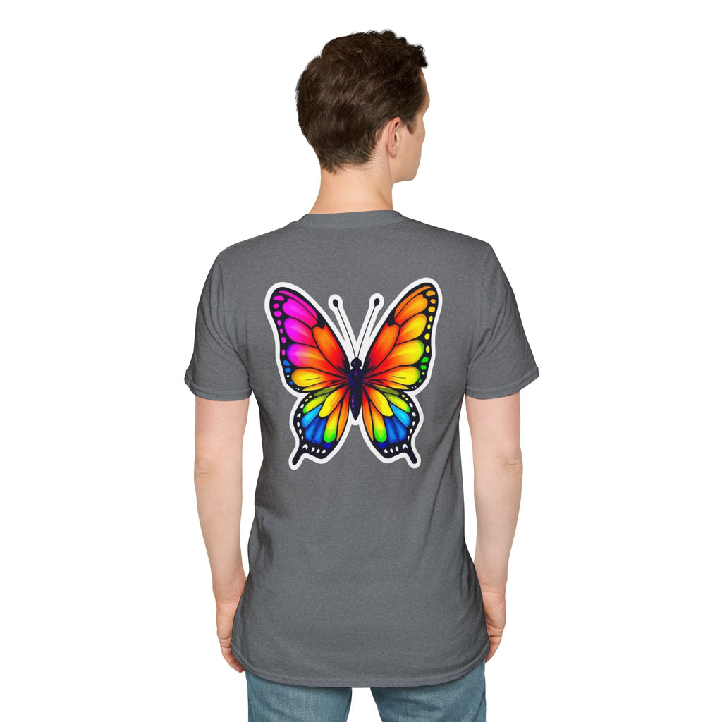 Rainbow Butterfly Cocoon Pride T-Shirt