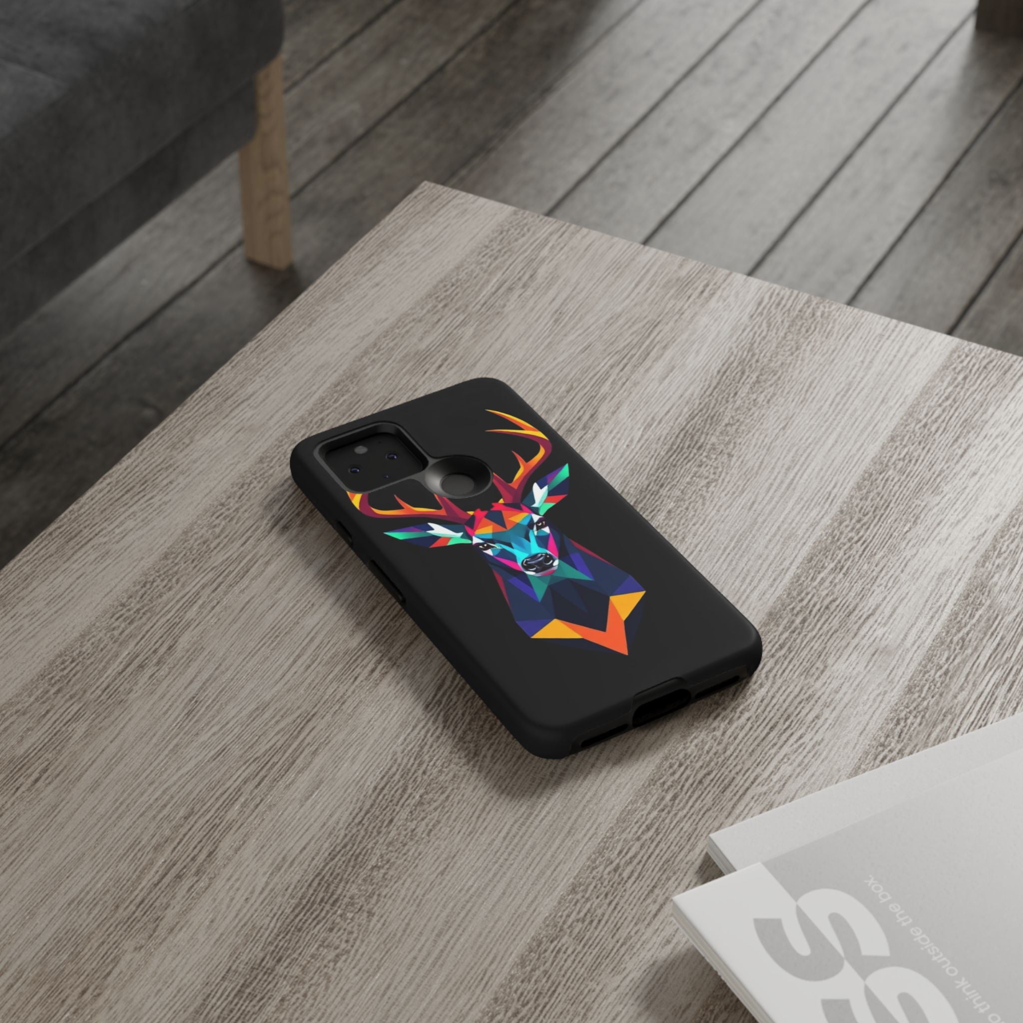 Colorful Fractal Deer Art Design Tough Case For Android & iPhone