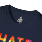 T-Shirt — "Hate Is Not A Family Value" Rainbow Pride Tee