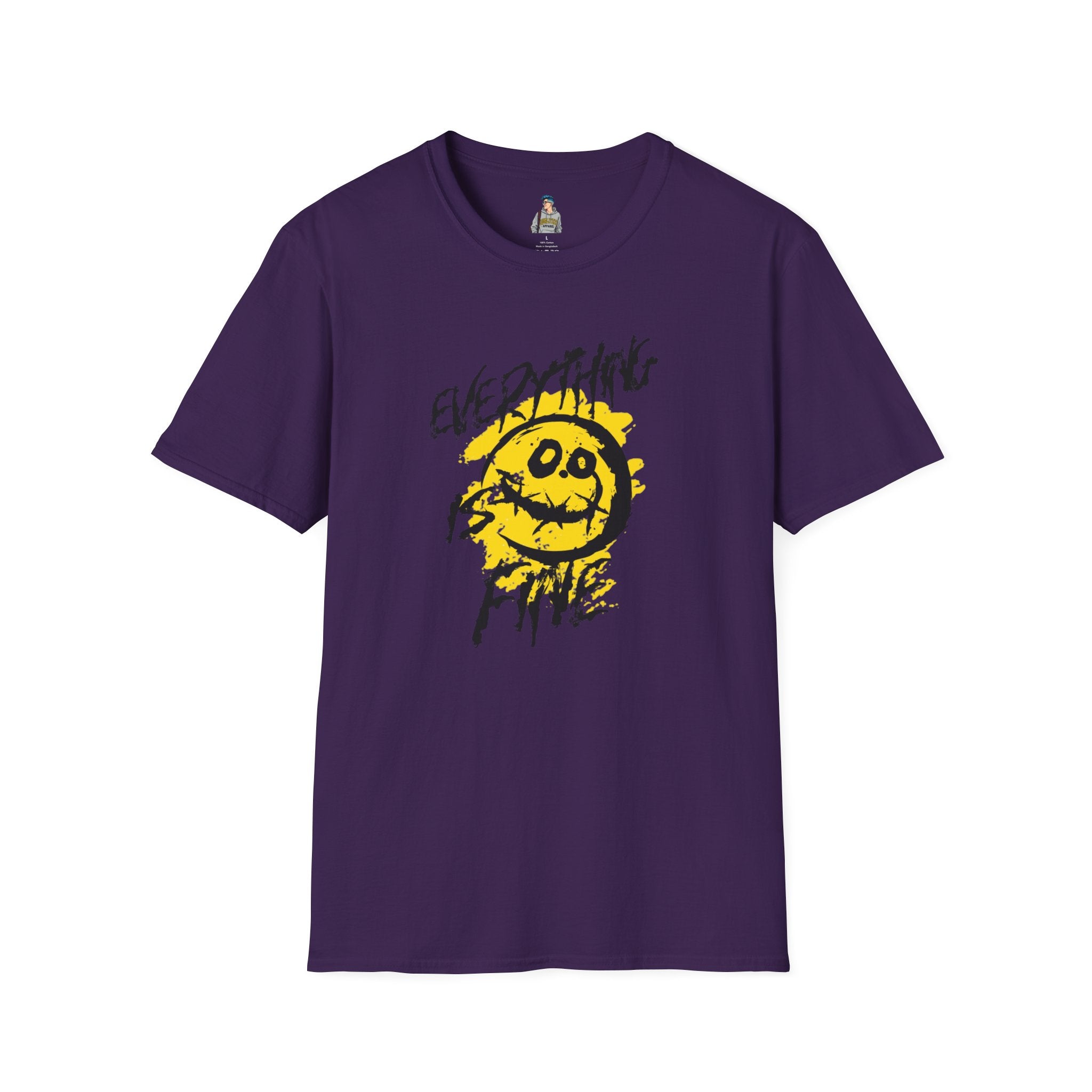 Everything is Fine Unisex Softstyle T-Shirt