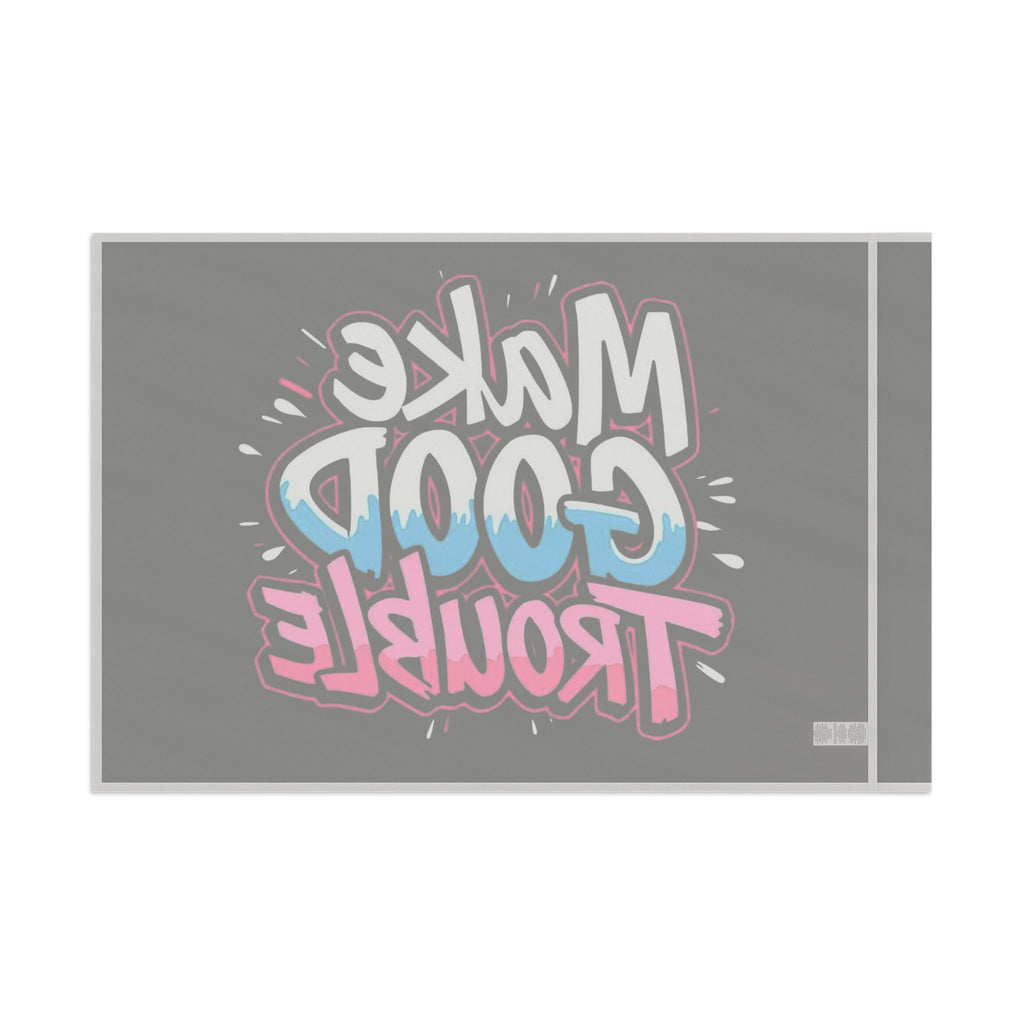 Make Good Trouble Trans Colors Flag
