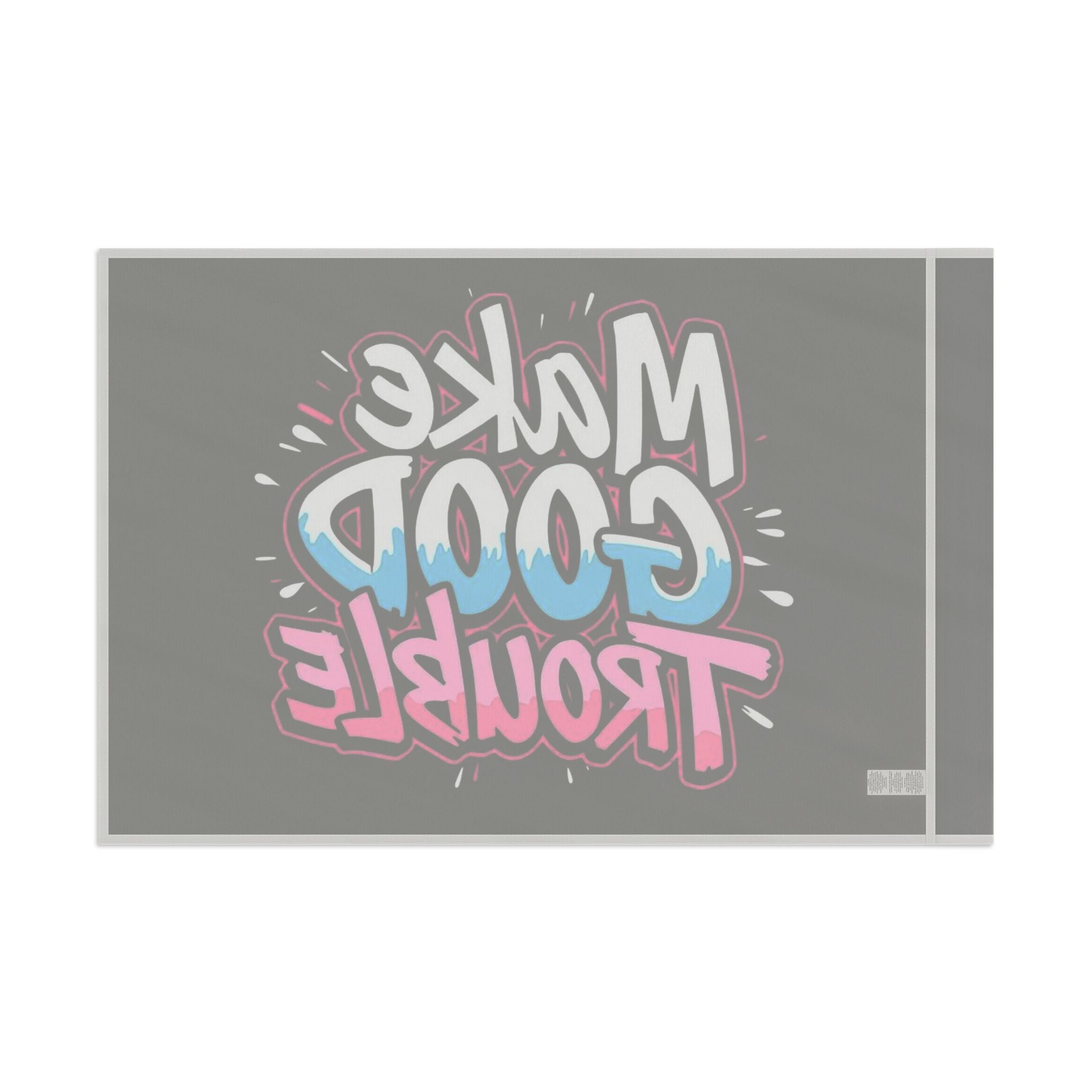 Make Good Trouble Trans Colors Flag