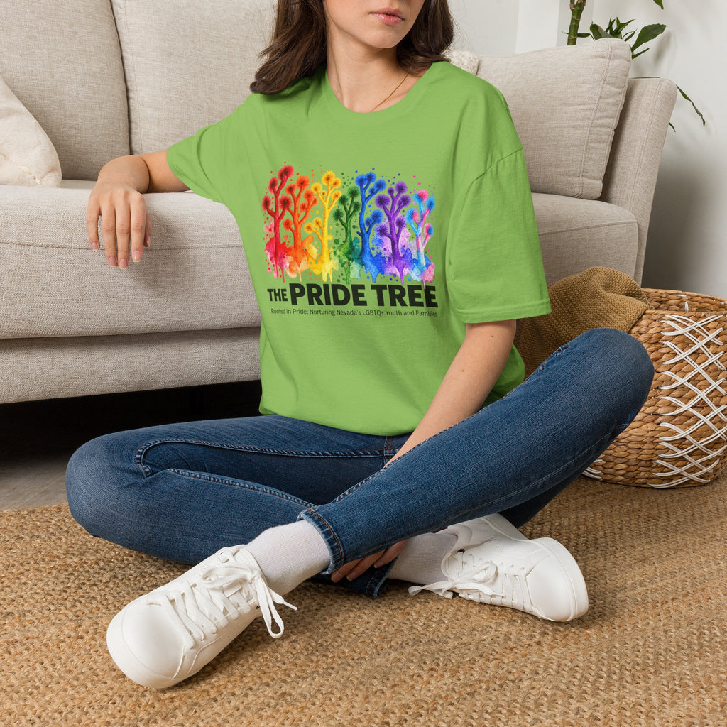 Pride Tree Las Vegas T-Shirt - Black Text