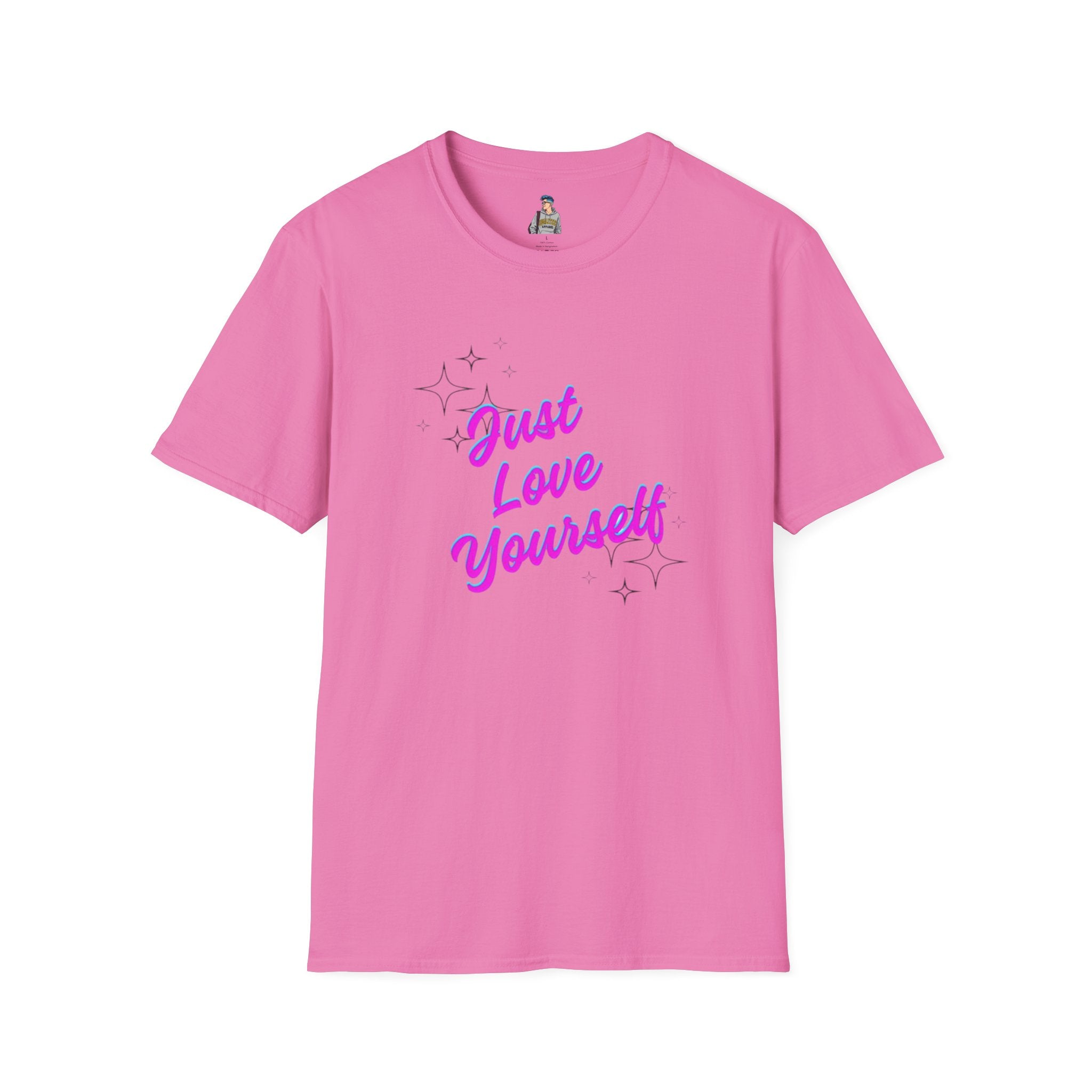 Just Love Yourself Unisex Softstyle T-Shirt - Motivational Tee for Self-Love