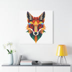 Colorful Fox Canvas Wall Art - Polished Modern Home Décor