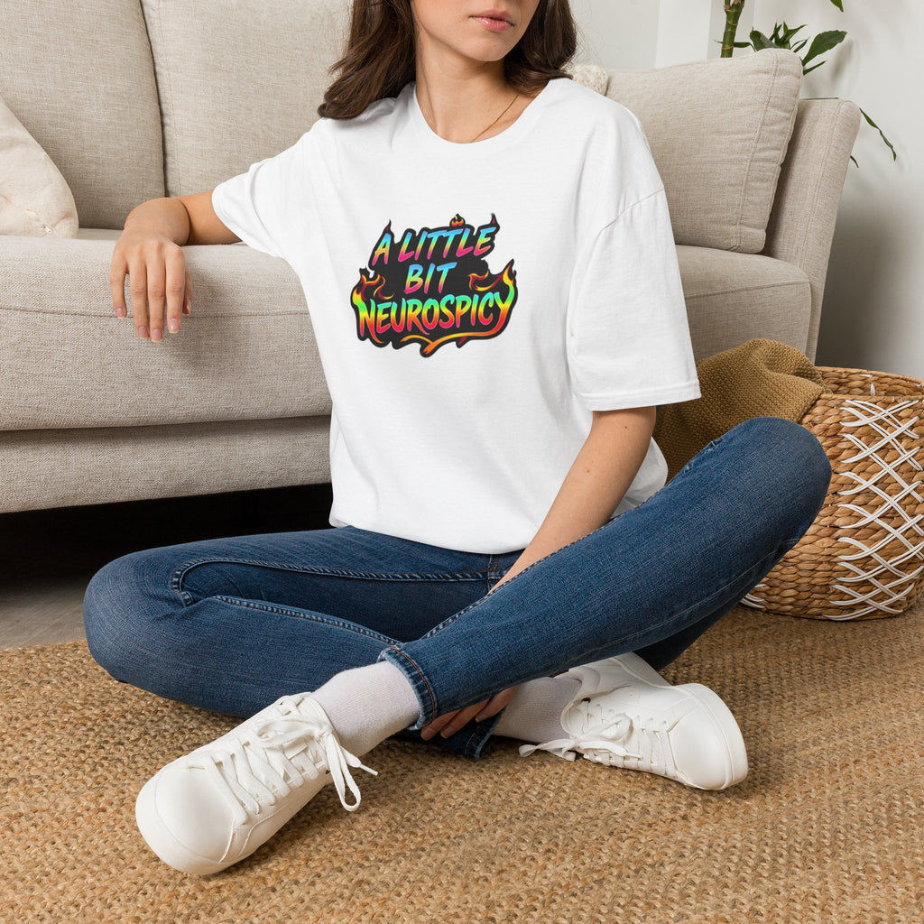 A Little Bit Neurospicy Unisex Softstyle T-Shirt - Fun & Quirky Graphic Tee for Neurodivergent Awareness