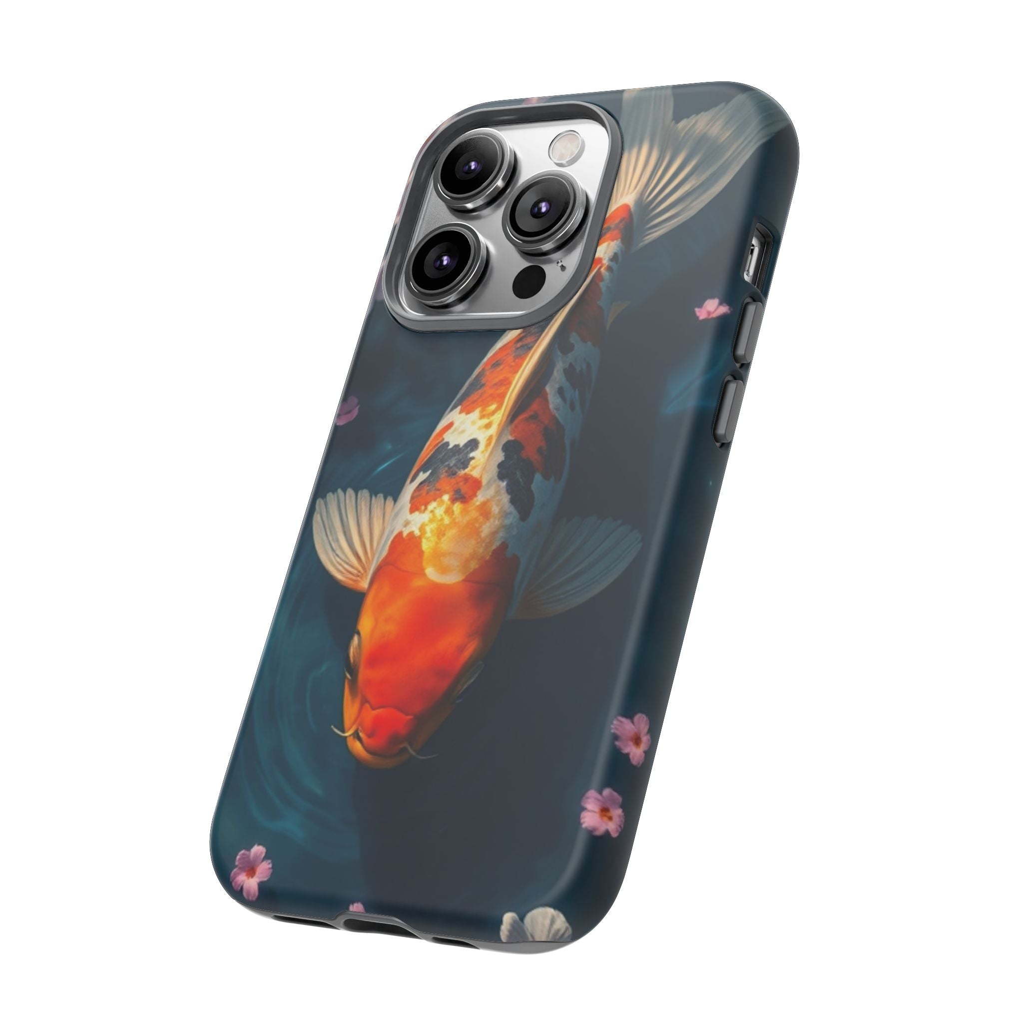 Peaceful Koi Cherry Blossom Tough Cases For Android & iPhone