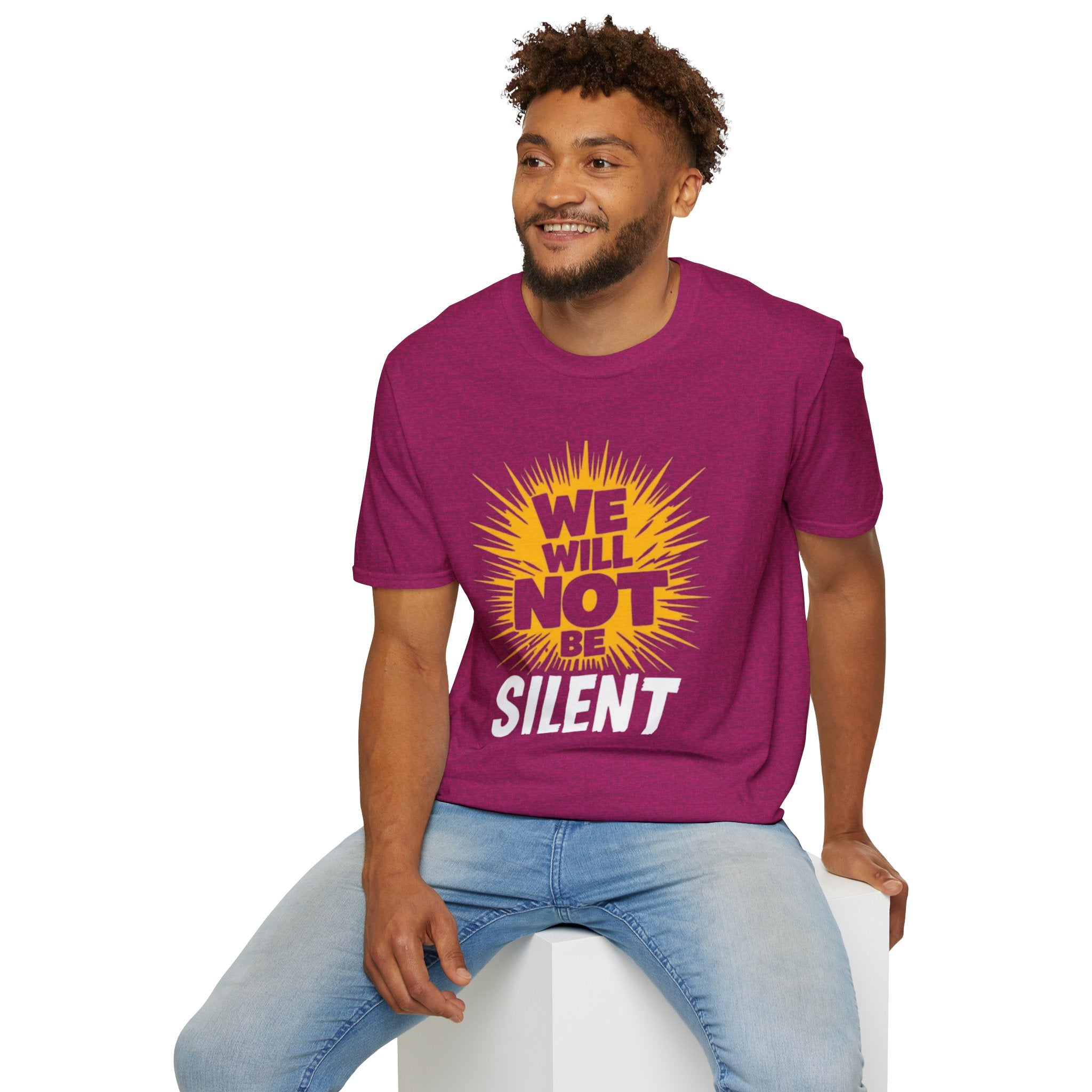 Empowerment Graphic Tee - We Will Not Be Silent | Unisex Softstyle T-Shirt