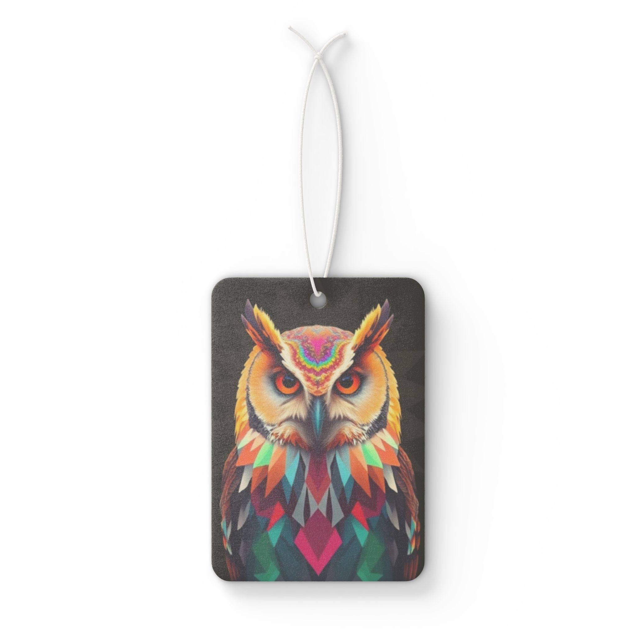 Fractal Owl - Car Air Freshener - Eclectic and Aromatic