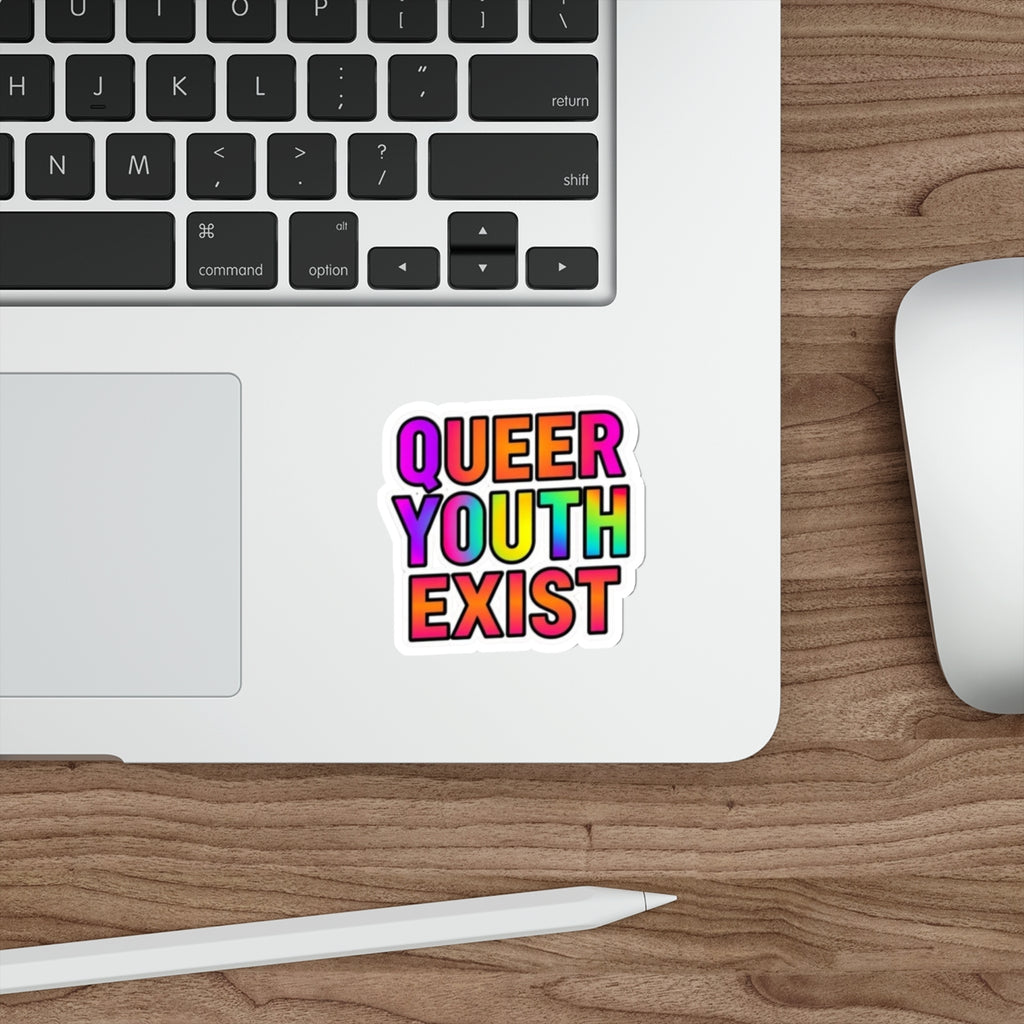 Die-Cut Stickers - QUEER YOUTH EXIST