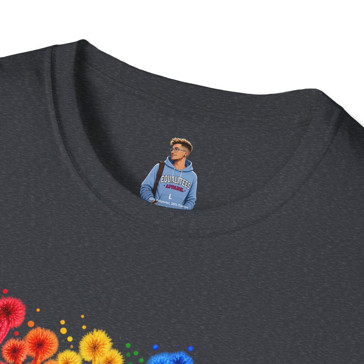 Pride Tree Las Vegas White Text T-shirt