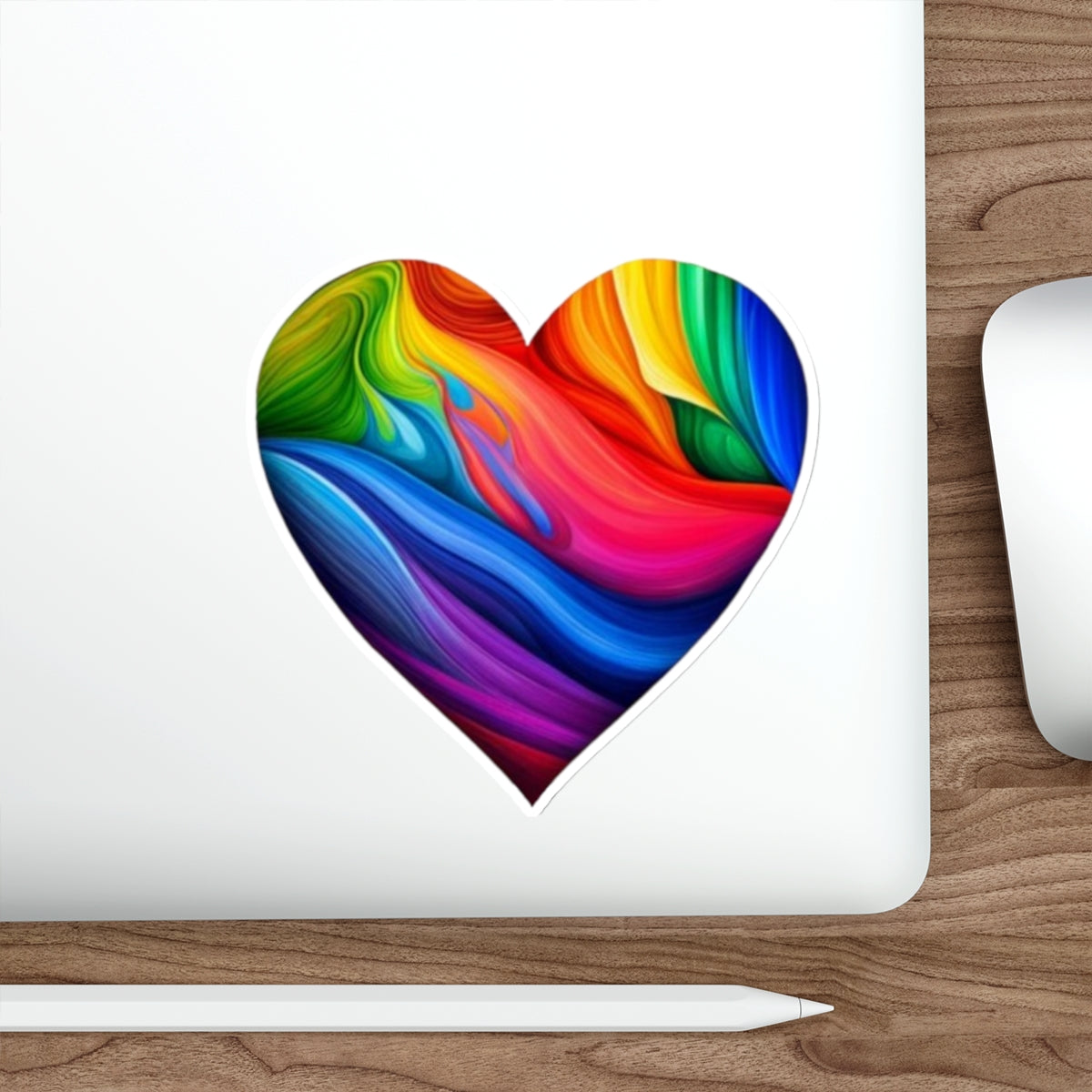 Die-Cut Stickers - Rainbow Heart