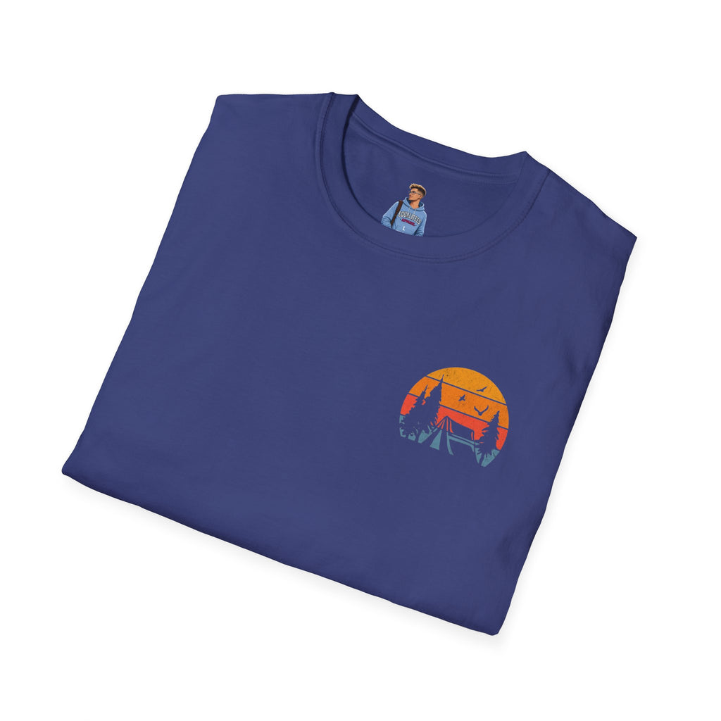 Unisex Softstyle T-Shirt - 'I'd Rather Be Camping' Adventure Tee