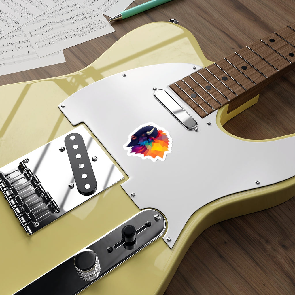 Die-Cut Stickers - Pride Bison