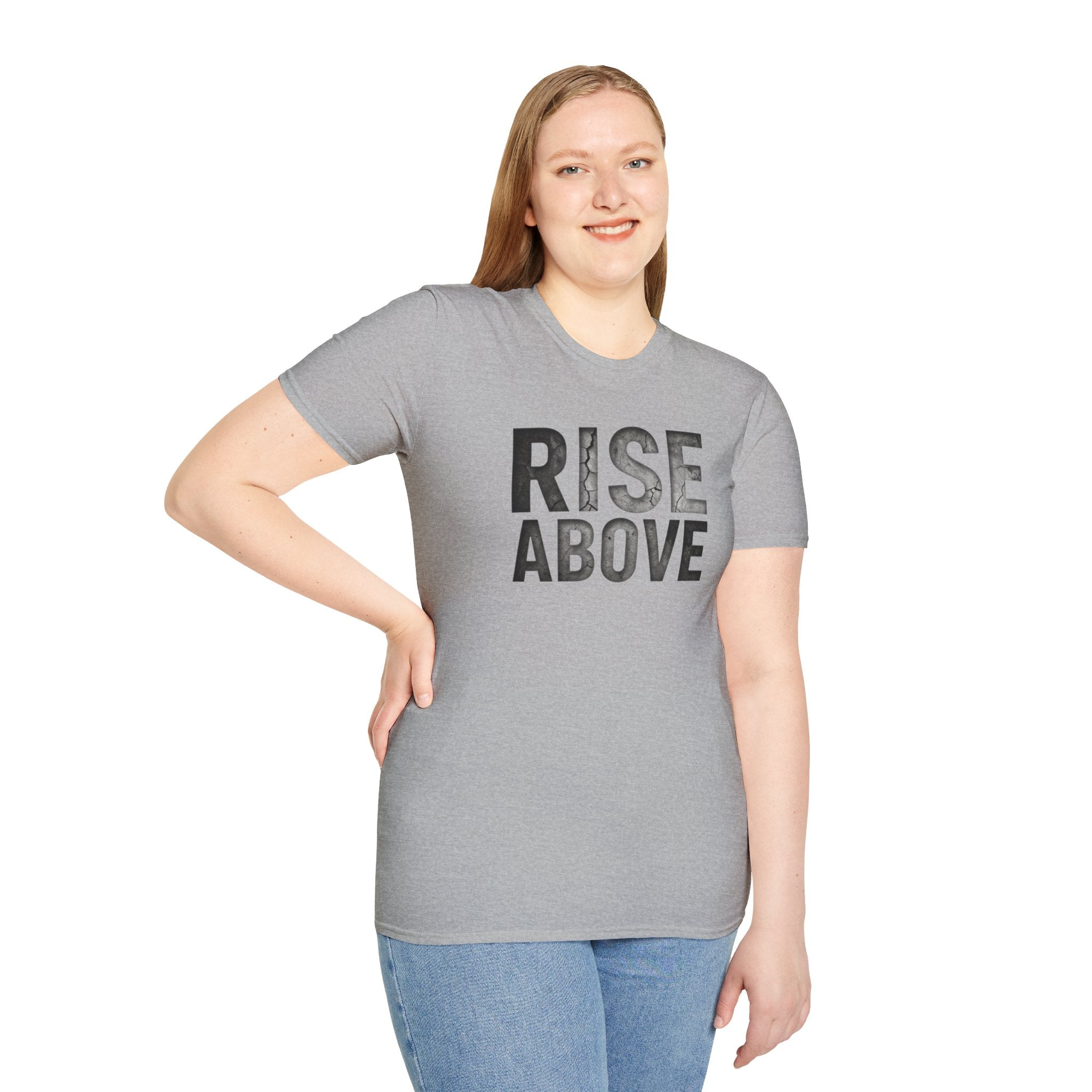 Rise Above T-Shirt — Motivational Graphic Tee