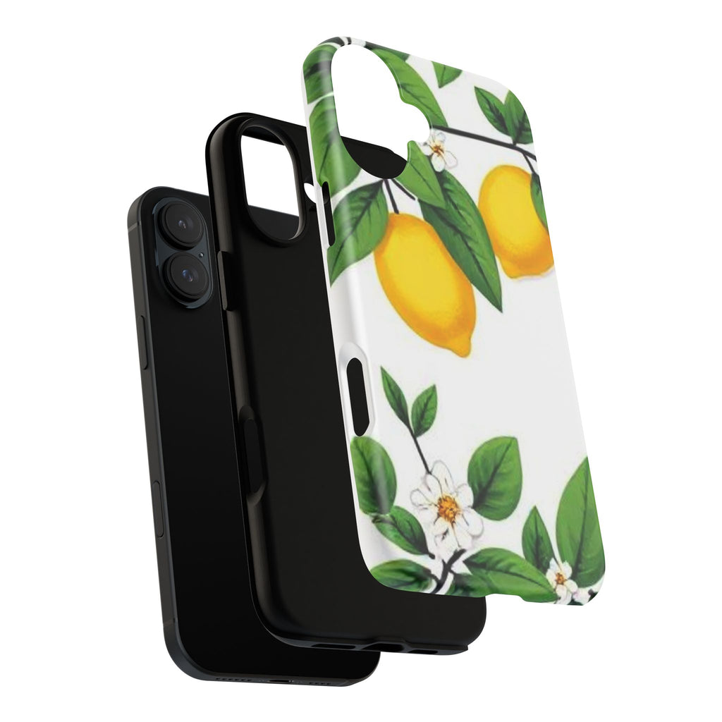 Lemon Blossom Tough Phone Case for iPhone