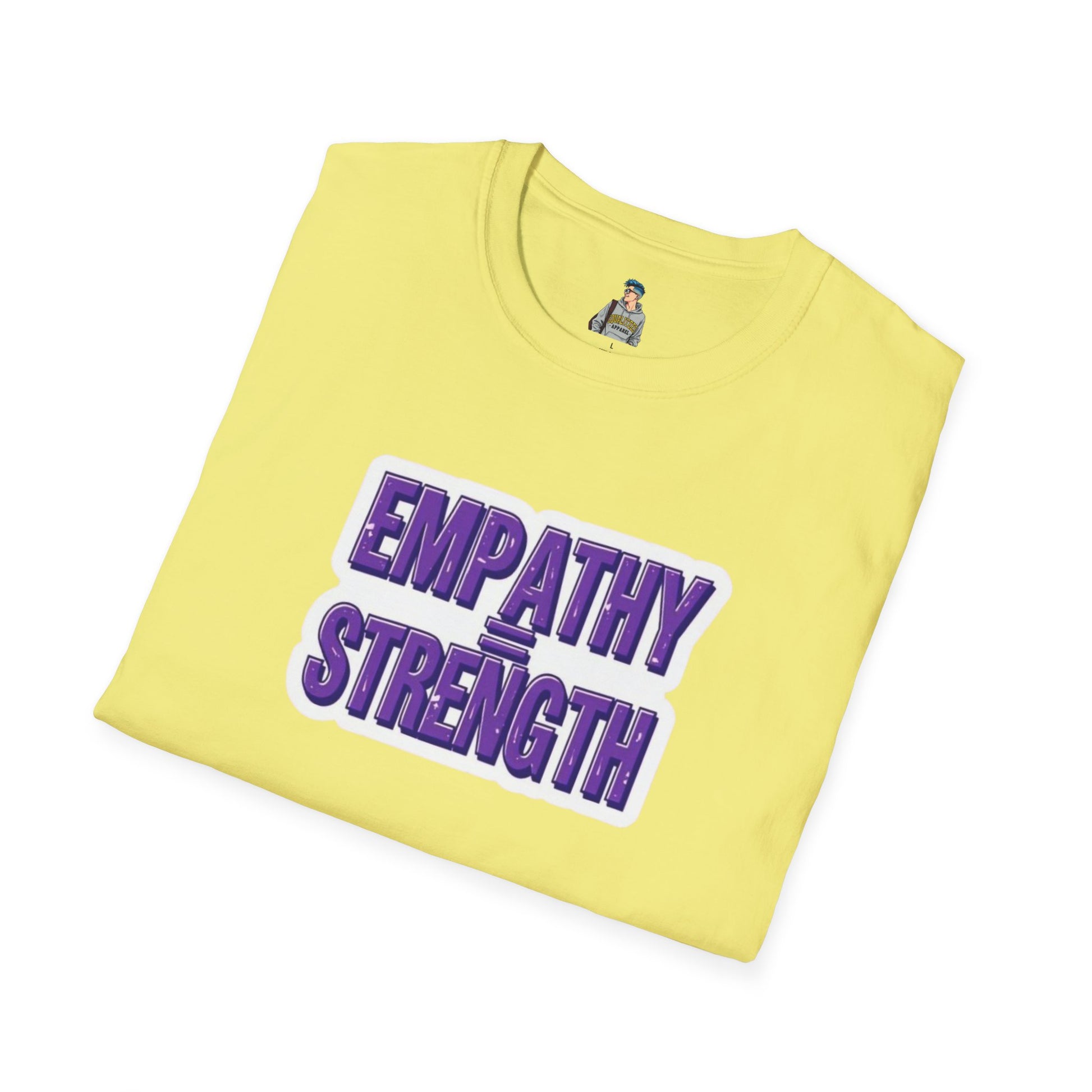 Empathy Equals Strength Unisex Softstyle T-Shirt - Inspirational Apparel for Everyday Comfort