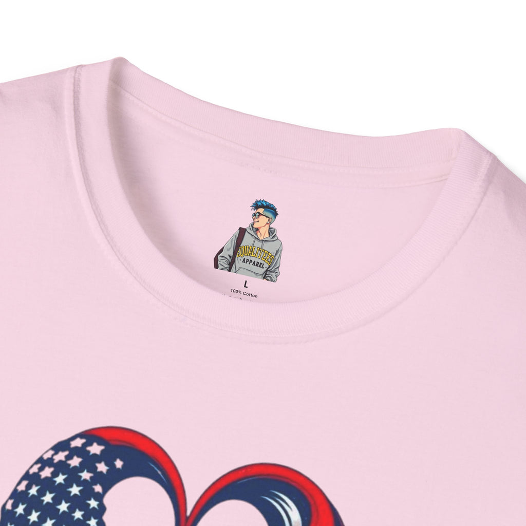 American Patriots Stand with Canada Unisex Softstyle T-Shirt