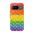 Rainbow Polka-Dot Tough Case for Android