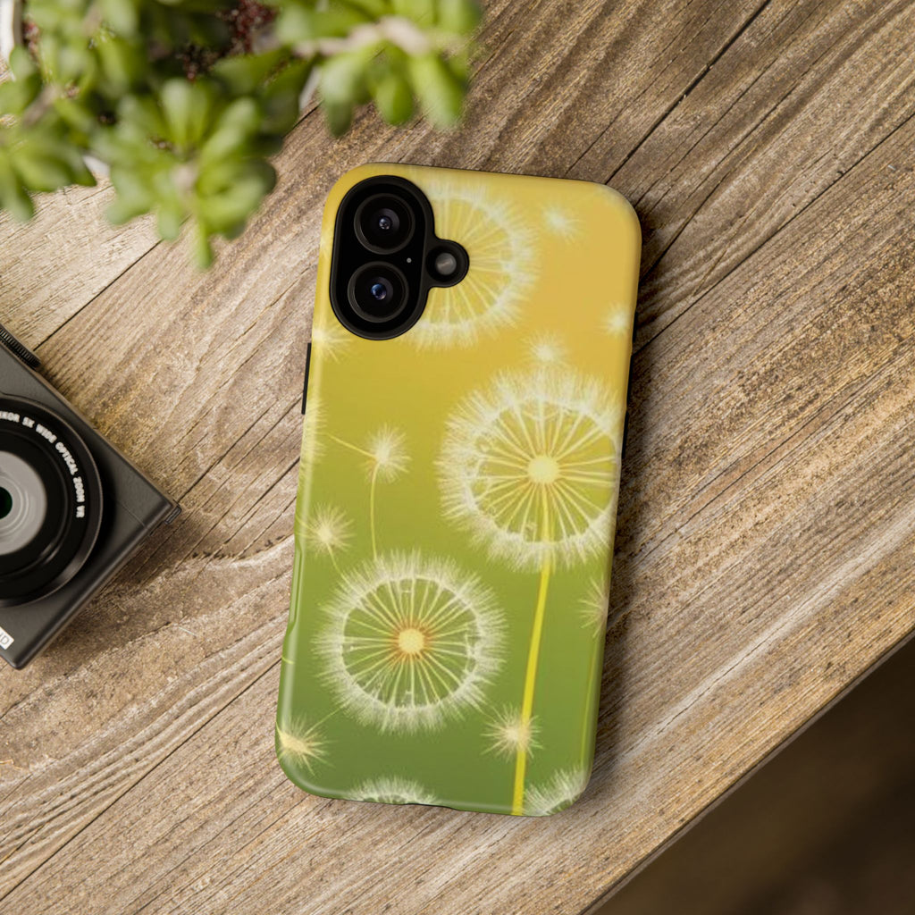 Dandelion Breeze Tough Phone Case for iPhone