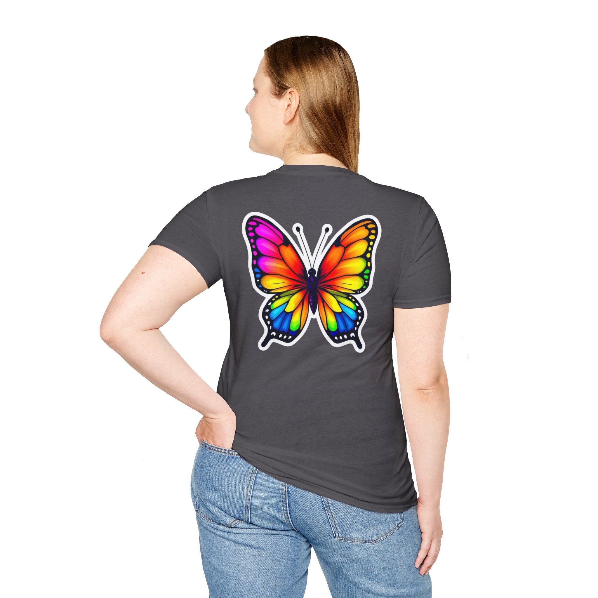 Rainbow Butterfly Cocoon Pride T-Shirt
