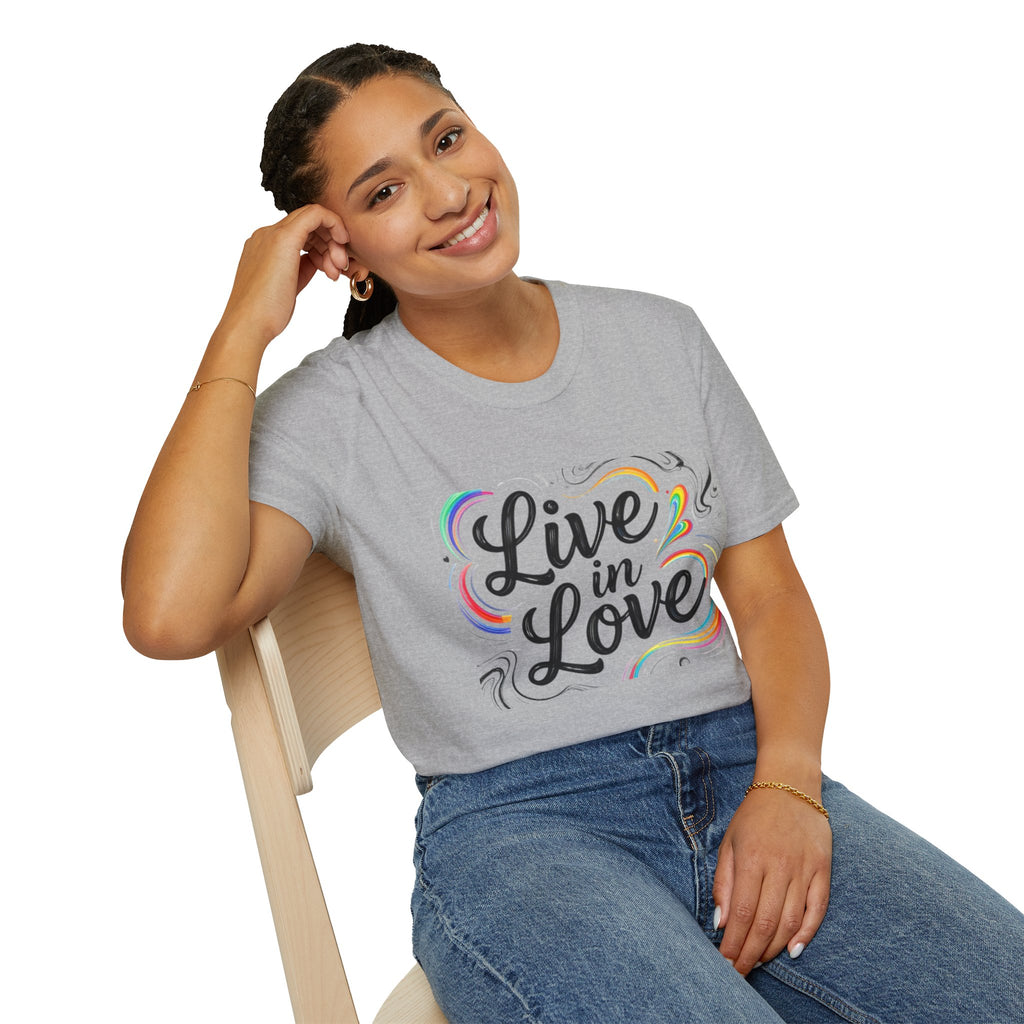 Live in Love Inspirational T-Shirt