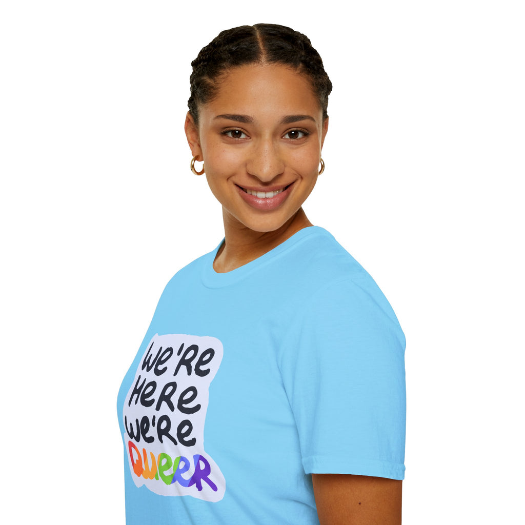 We’re Here We’re Queer Pride Tree Las Vegas T-Shirt