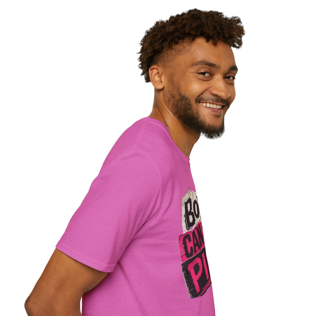 Boys Can Wear Pink T-Shirt — Bold Retro Feminist Graphic Tee