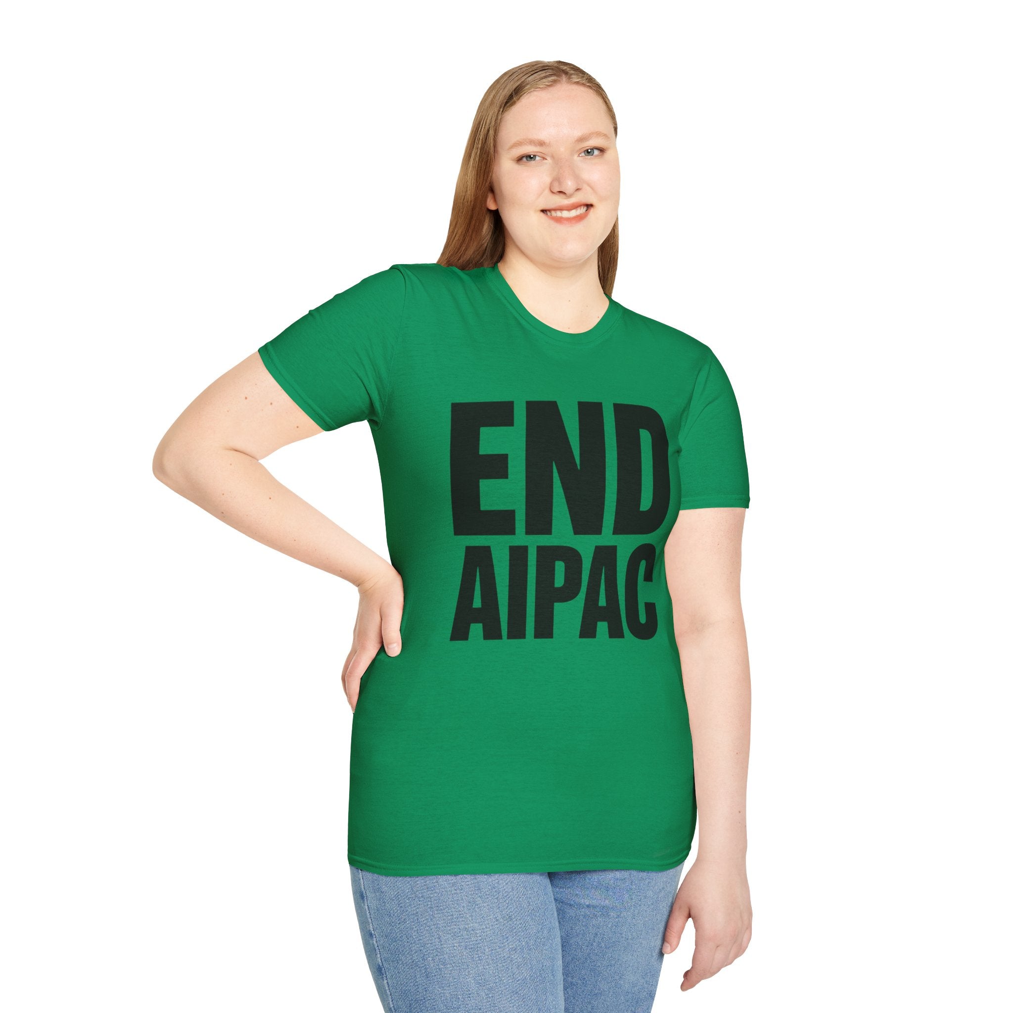 END AIPAC Bold Protest T-Shirt