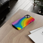 Rainbow Swirl Tough Phone Case for iPhone