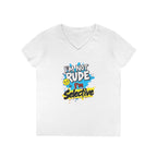 Funny I'm not Rude I'm Selective V-Neck T-Shirt for Women